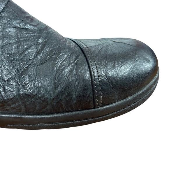 Clarks Sheryn Madi Black Leather Slip On Loafers Flats Comfort Shoes Womens 8.5 - Picture 2 of 16